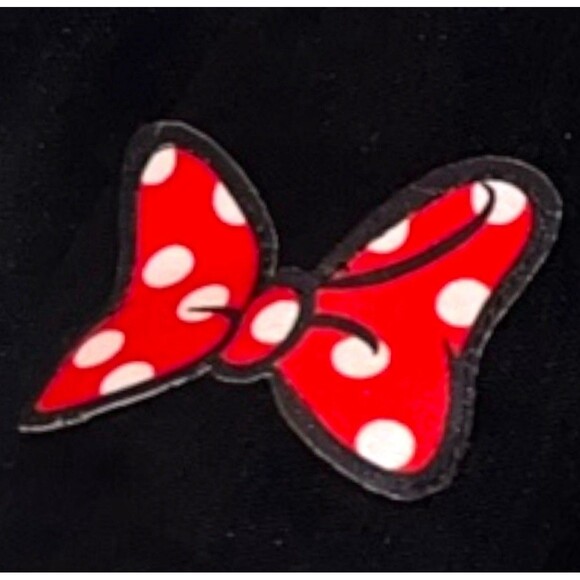 Disney Tutu Couture Girls 7/8 Minnie Mouse Skirt W/ Bows Black TULLE Multi-layer - Picture 4 of 7